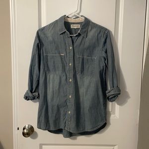 Madewell oversized ex boyfriend shirt